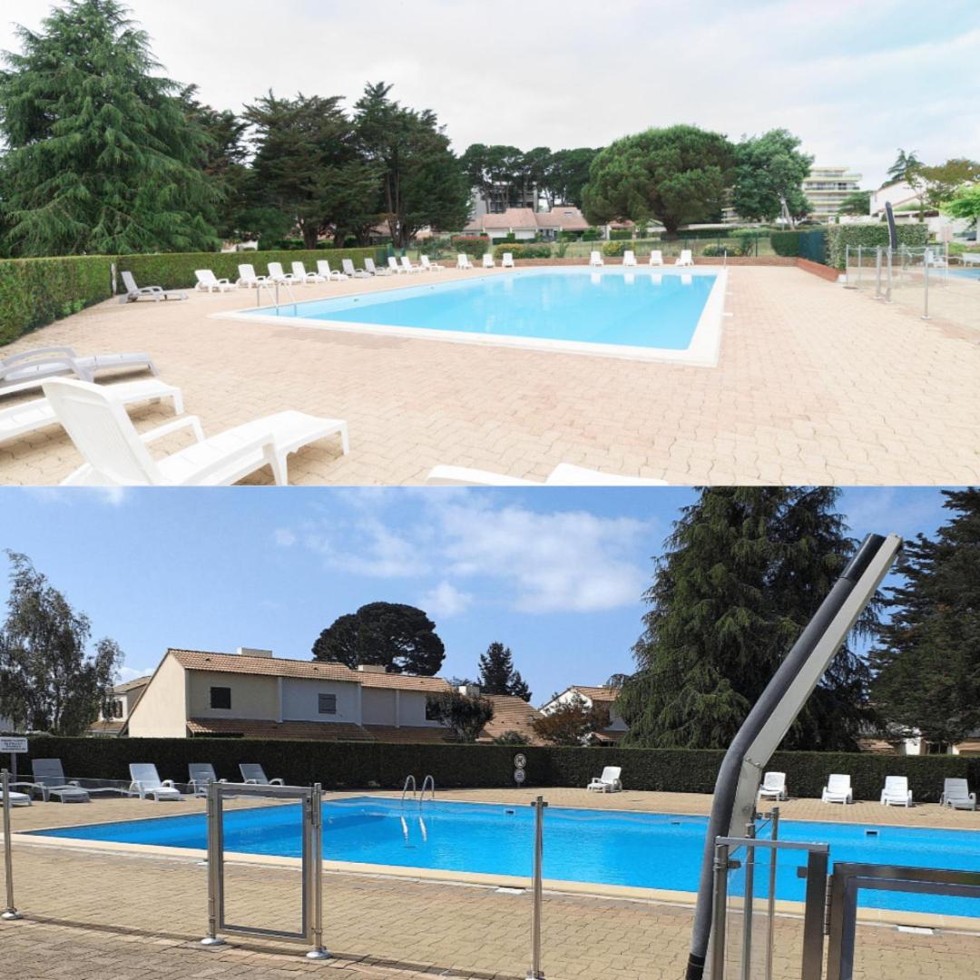 Maison Dans Residence Calme + Piscine A Pornic Esterno foto